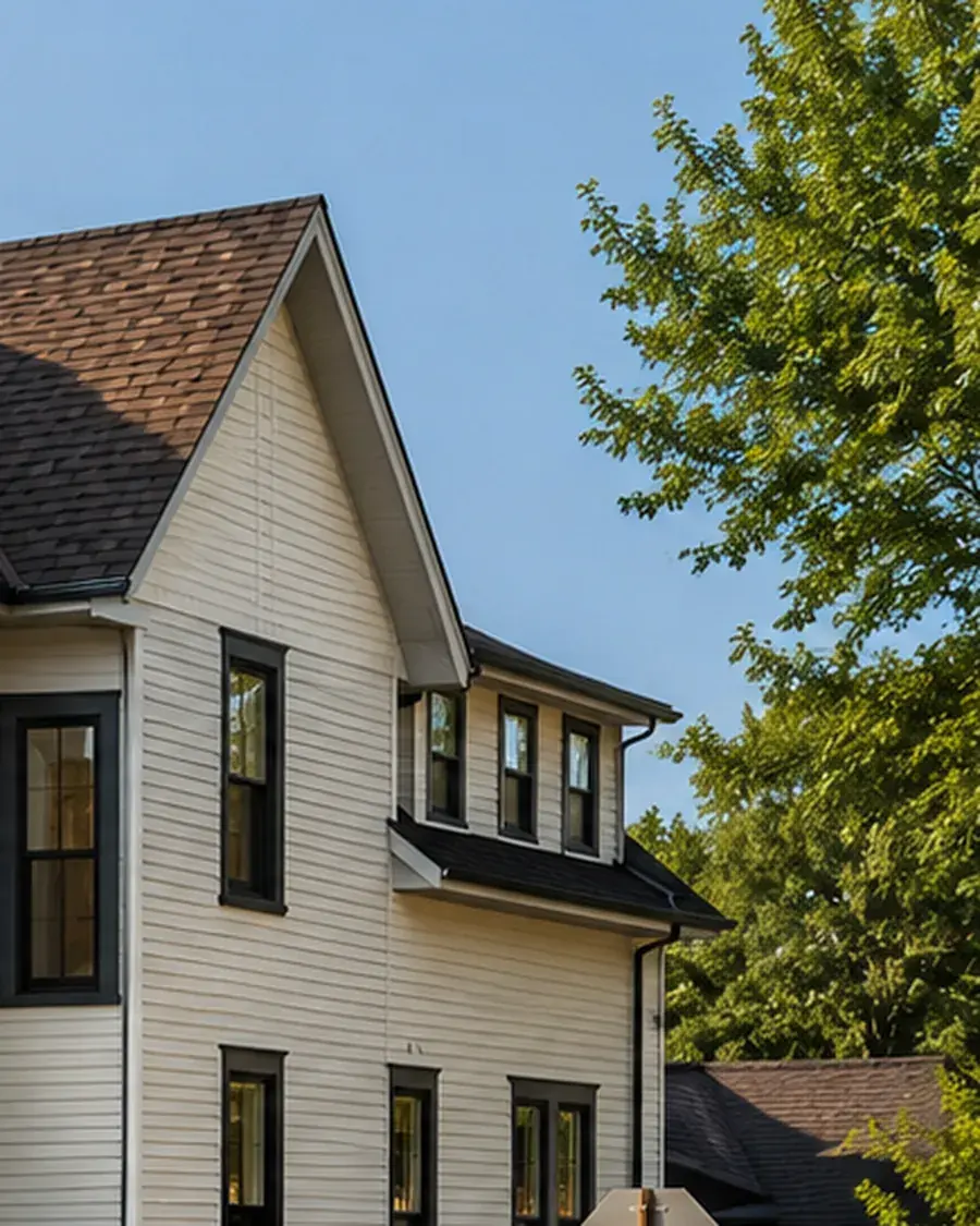 Facade and roofline